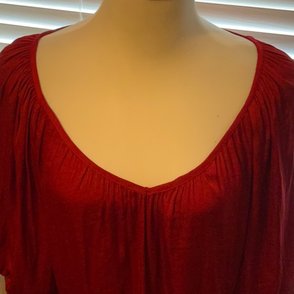 KLD Red blouse - Made in the USA 🇺🇸